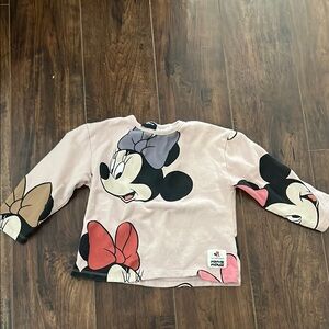 Zara Disney Minnie Mouse Kids Shirt - Pink